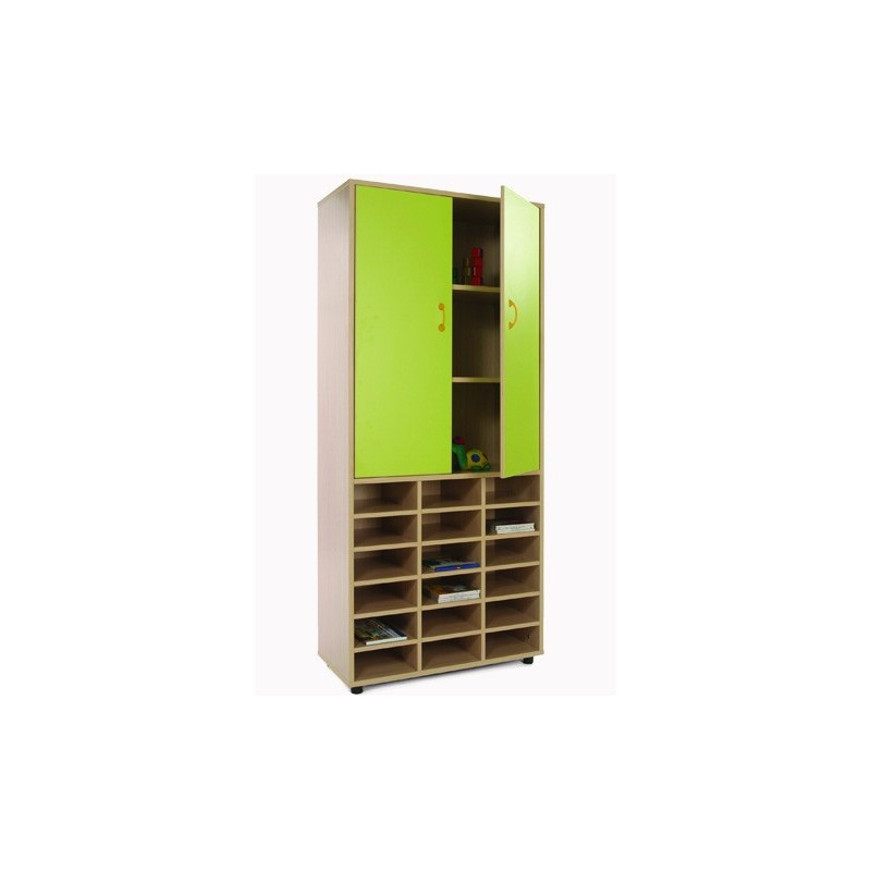 MUEBLE ALTO CASILLERO Y ARMARIO HAYA MOBEDUC 600406HPS18