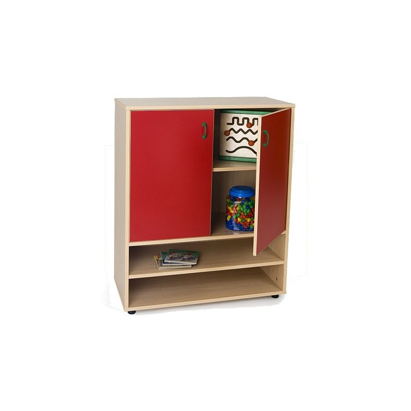 MUEBLE INTERMEDIO ESTANTERÍA Y ARMARIO HAYA MOBEDUC 600804HPS18