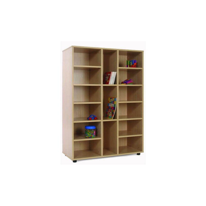 MUEBLE MEDIO 15 CASILLAS HAYA MOBEDUC 600308HP18