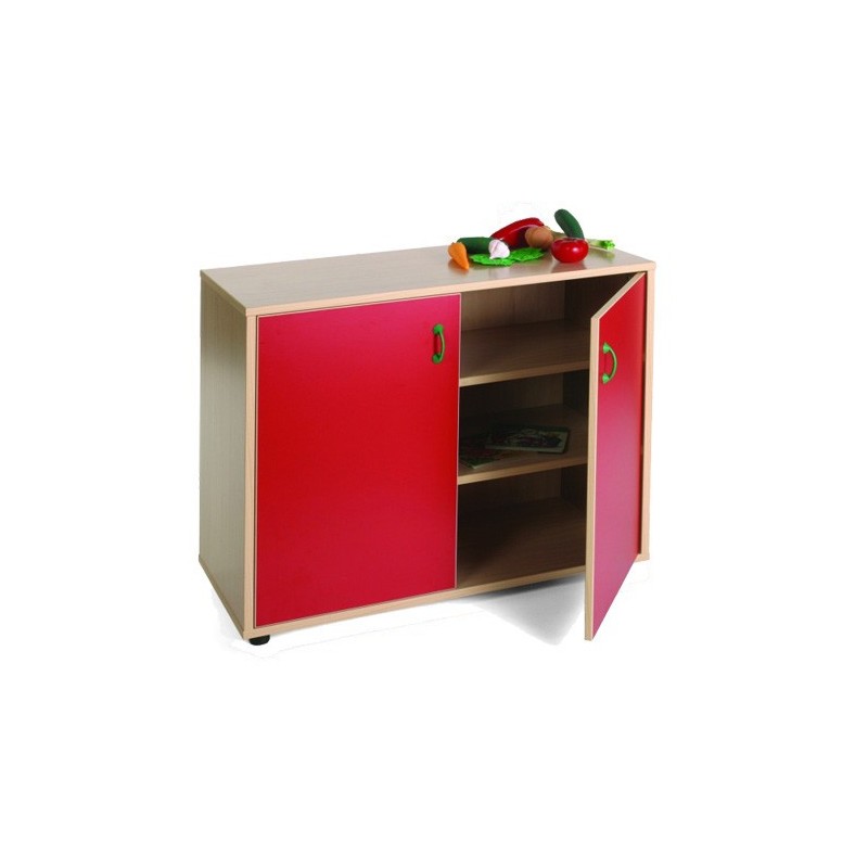 MUEBLE BAJO ARMARIO 3 ESTANTES HAYA MOBEDUC 600202HPS18