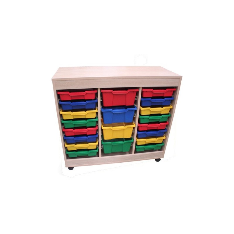 CUBETERO DOBLE ACCESO, 3 COLUMNAS HAYA MOBEDUC 600824HR18