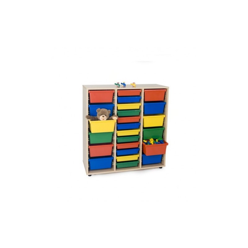 MUEBLE INTERMEDIO CUBETERO 3 COLUMNAS 1042 HAYA MOBEDUC 600820HP18