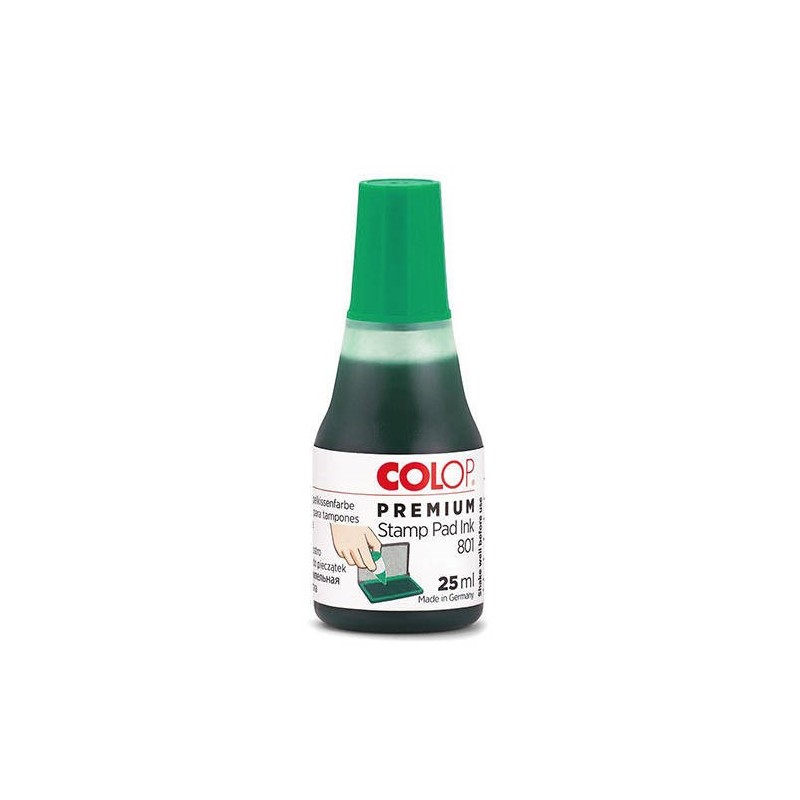 FRASCO TINTA NORIS 110S 25ML VERDE COLOP 110SAG