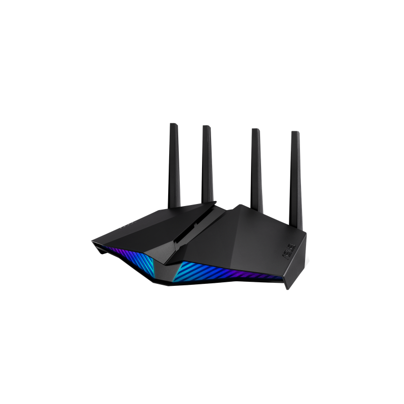ASUS RT-AX82U router inalámbrico Doble banda (2,4 GHz / 5 GHz) Gigabit Ethernet Negro