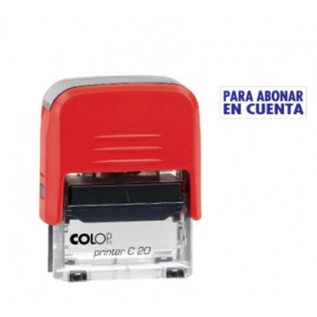 SELLO DE ENTINAJE PRINTER FORMULA PARA ABONAR EN CUENTA COLOP 141686