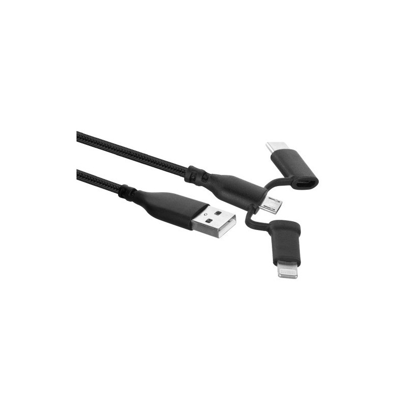 Ewent EW1376 cable USB 1 m USB A Micro-USB A Negro