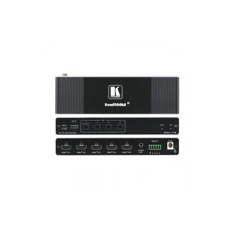 KRAMER SELECTOR VS-411X AUTOMÁTICO 4K HDR HDMI 4X1