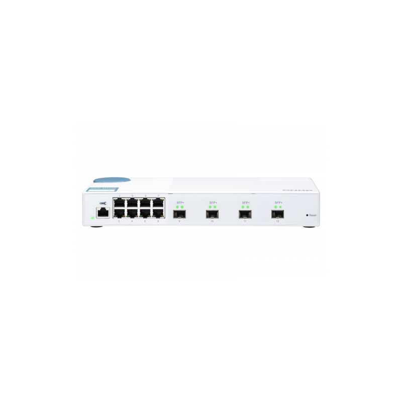 QNAP QSW-M408S switch Gestionado L2 Gigabit Ethernet (10/100/1000) Blanco