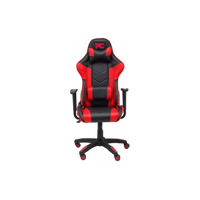 SILLA GAMING ATALAYA SIMIL PIEL NEGRO Y ROJO PIQUERAS Y CRESPO 7217DBSPRJ