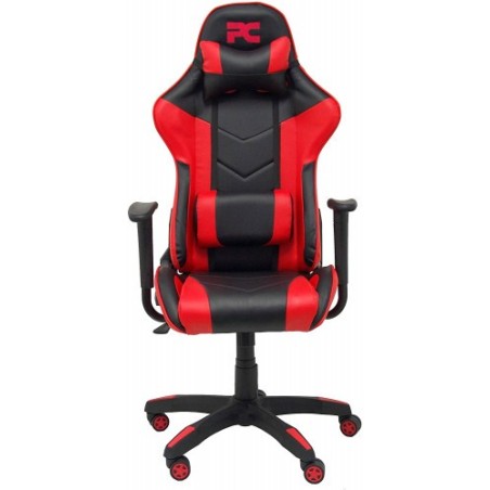 SILLA GAMING ATALAYA SIMIL PIEL NEGRO Y ROJO PIQUERAS Y CRESPO 7217DBSPRJ