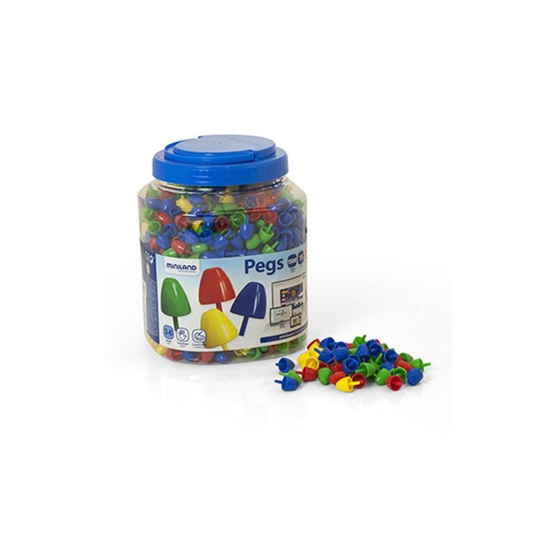 JUEGO PEGS BOTE DE 1300 PIEZAS DE 15 MM MINILAND 31815