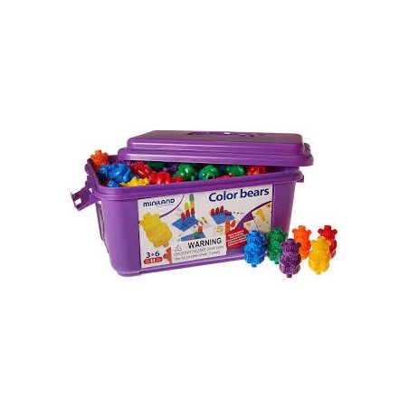 JUEGO OSITOS COLORES EJERCICIOS SERIACION Y ORIENTACION MINILAND 31786