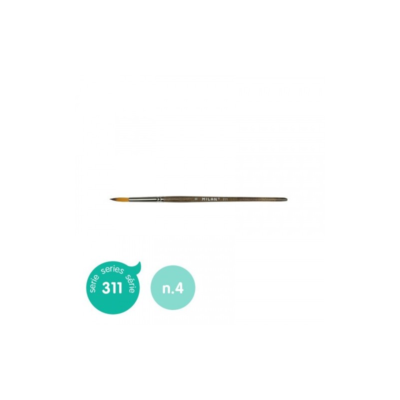 PINCEL SINTÉTICO REDONDO SERIE 311, Nº 4 MILAN 80464