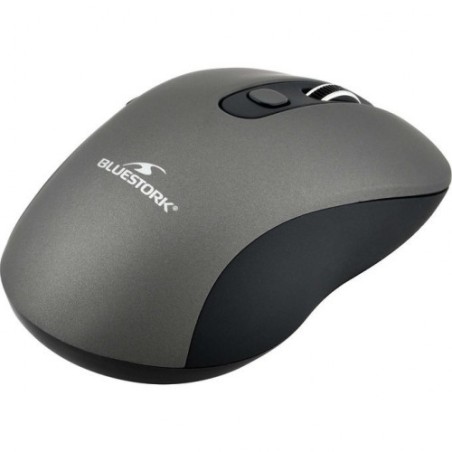 BLUESTORK RATON INALAMBRICO - 2,4 GHZ - 6 BOTONES - GRIS METALICO (M-WL-OFF60-BLACK)