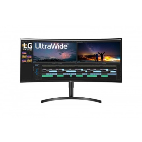 LG 38WN75C-B LED display 96,5 cm (38") 3840 x 1600 Pixeles Ultra-Wide Quad HD+ Negro