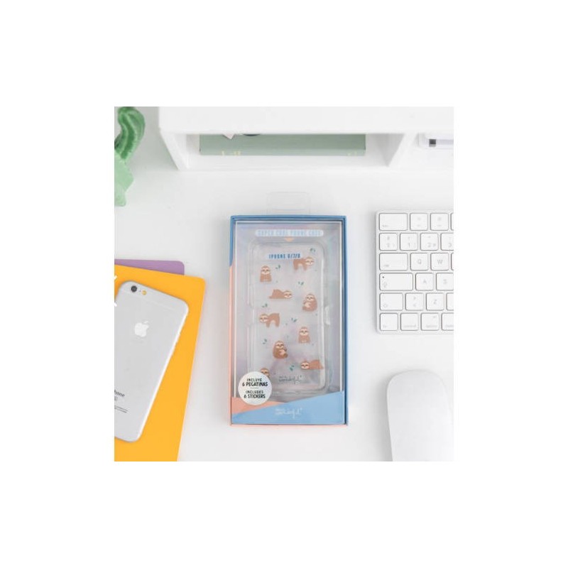 CARCASA IPHONE 6/7/8 SLOW COLLECTION-CASE SLOTH MR. WONDERFUL