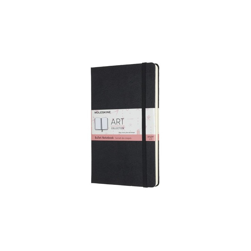LIBRETA DE ARTE BULLET L (13X21CM) NEGRA MOLESKINE ARTBULNT3