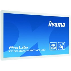 iiyama ProLite TF5538UHSC-W2AG monitor pantalla táctil 139,7 cm (55") 3840 x 2160 Pixeles Multi-touch Multi-usuario Blanco