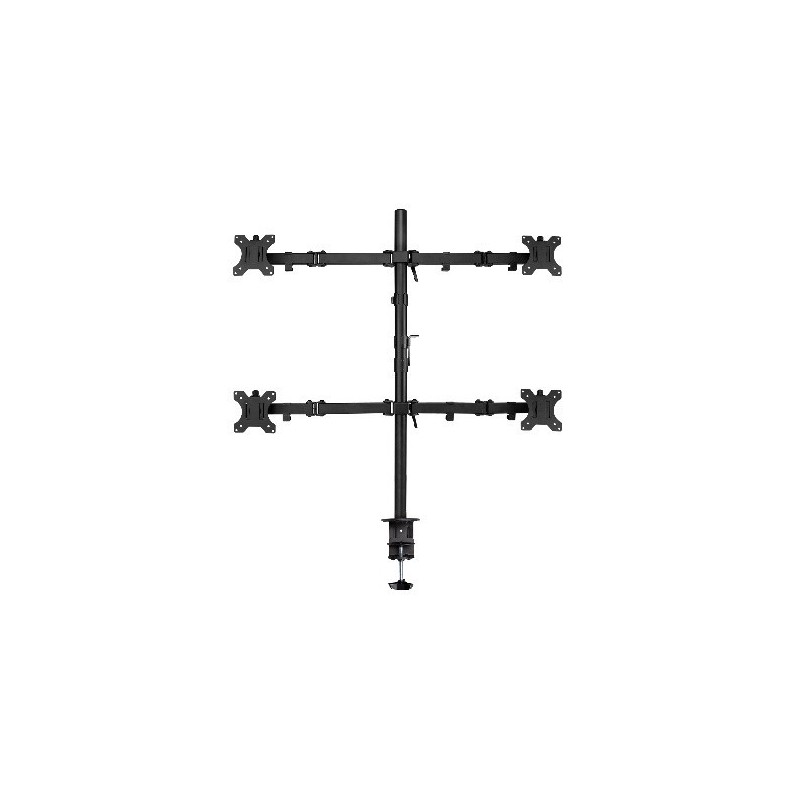 Ewent EW1514 soporte de mesa para pantalla plana 81,3 cm (32") Abrazadera/Atornillado Negro