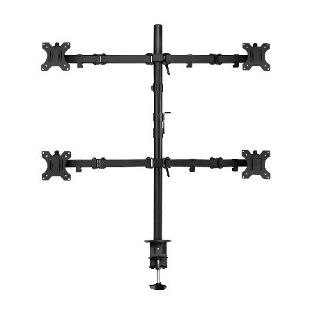 Ewent EW1514 soporte de mesa para pantalla plana 81,3 cm (32") Abrazadera/Atornillado Negro