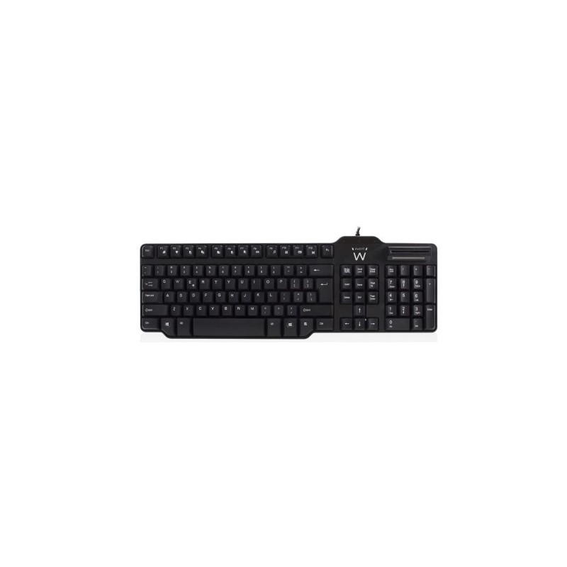 Ewent EW3252 teclado USB QWERTY Español Negro