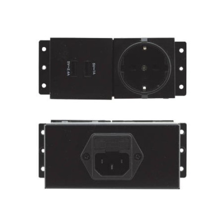 MÓDULOS ZÓCALOS DE ALIMENTACIÓN PARA TBUS TS-POWER-SOCKET TS-2UC/DE KRAMER