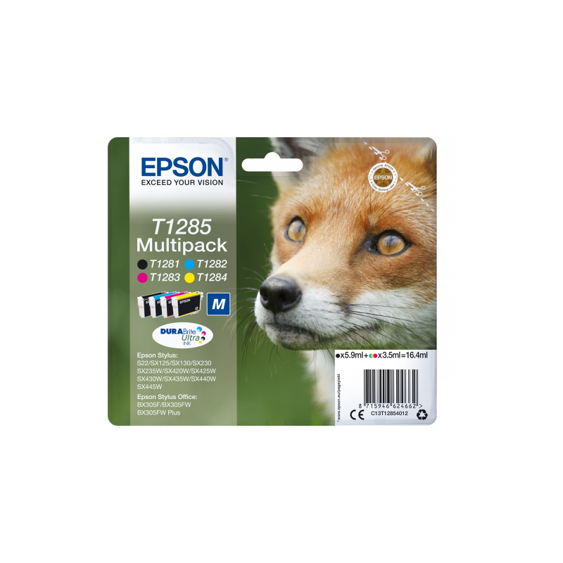 Epson Fox Multipack T1285 4 colores