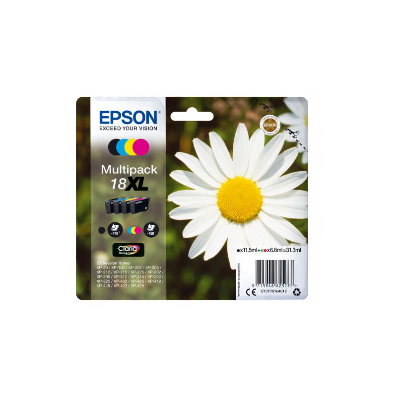 Epson Daisy Multipack 18XL 4 colores