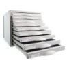 MÓDULO ARCHISYSTEM DE 9 CAJONES 356X316X303 MM GRIS ARCHIVO 2000 8409C GS