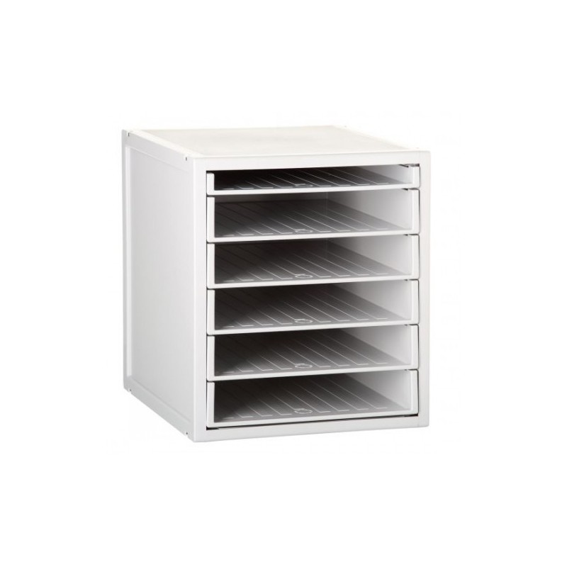 MÓDULO ARCHISYSTEM DE 6 BANDEJAS 356X316X362 MM GRIS ARCHIVO 2000 8206B GS