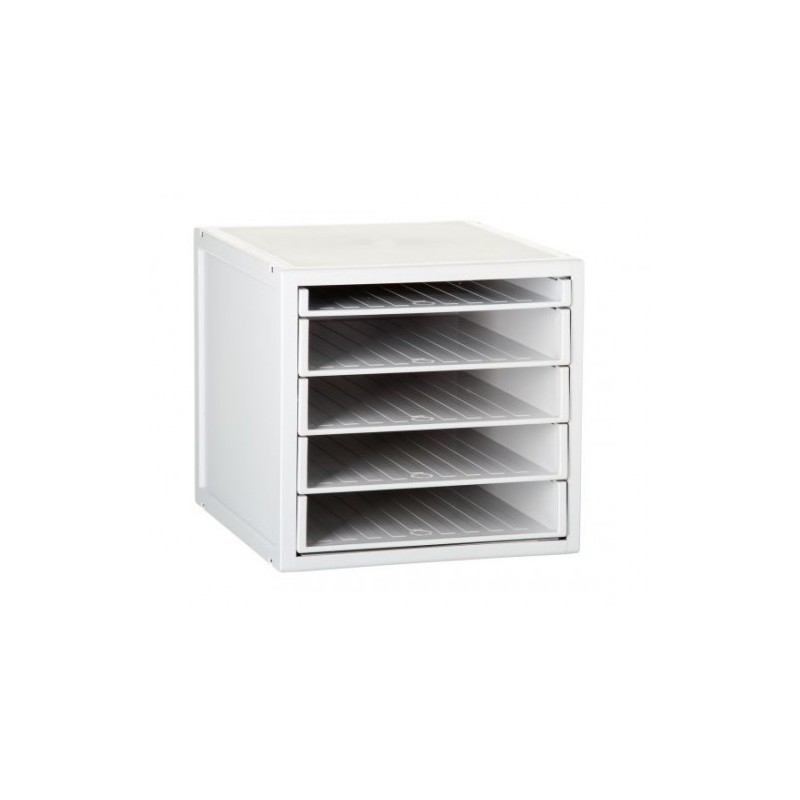 MÓDULO ARCHISYSTEM DE 5 BANDEJAS 356X316X303 MM GRIS ARCHIVO 2000 8405B GS