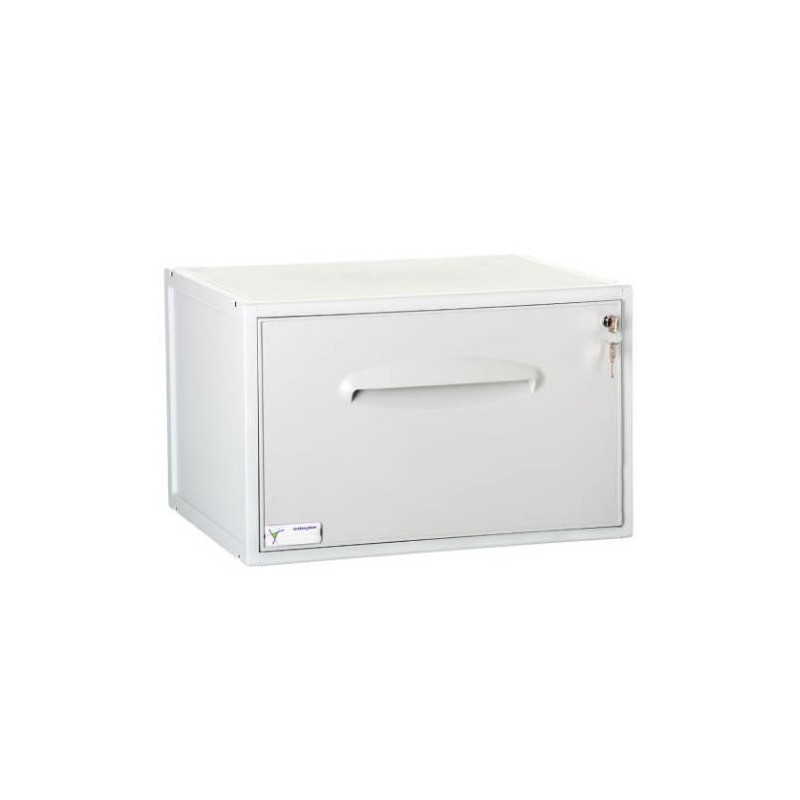 MÓDULO ARCHISYSTEM PARA CARPETAS COLGANTES DIN A4 Y FOLIO 356X474X303 MM GRIS ARCHIVO 2000 8301C GS