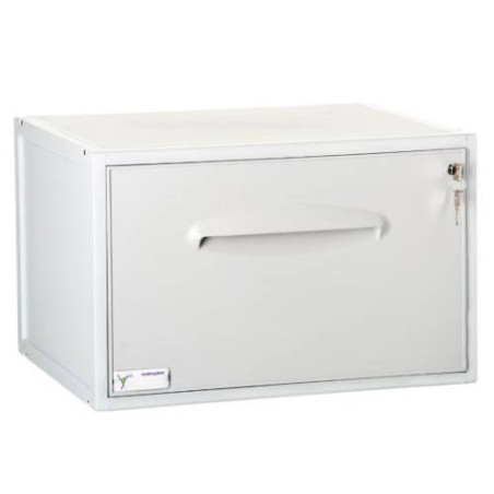 MÓDULO ARCHISYSTEM PARA CARPETAS COLGANTES DIN A4 Y FOLIO 356X474X303 MM GRIS ARCHIVO 2000 8301C GS