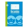 RECAMBIO FORMATO FOLIO RAYADO 4 MM LAMELA 09004