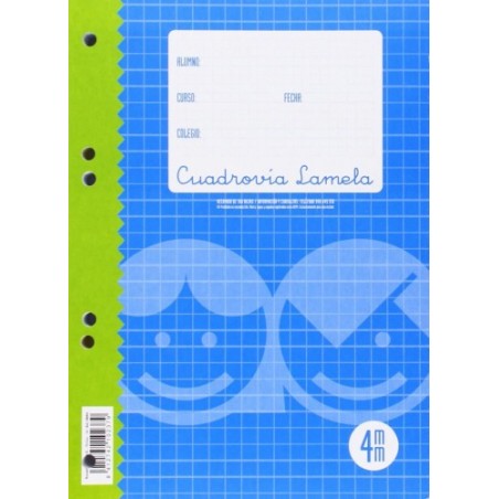 RECAMBIO FORMATO 4º RAYADO 4 MM LAMELA 08004