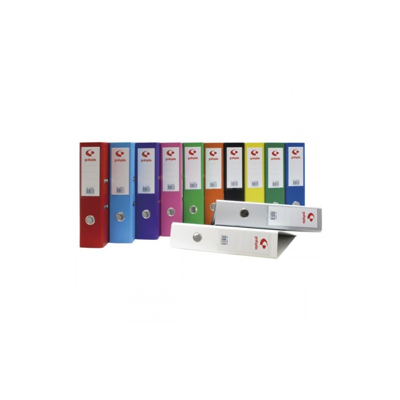 ARCHIVADOR PALANCA 65 COLOR MORADO FOLIO LOMO ANCHO 290X350X75 GRAFOPLAS 17279535