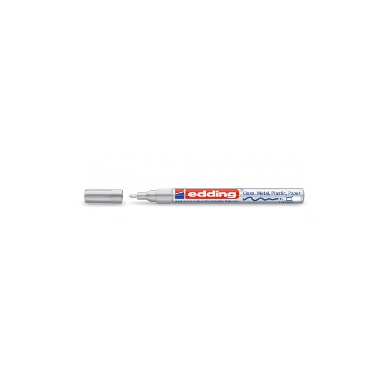 MARCADOR PERMANENTE 1-2MM 751 PLATA EDDING 751-54
