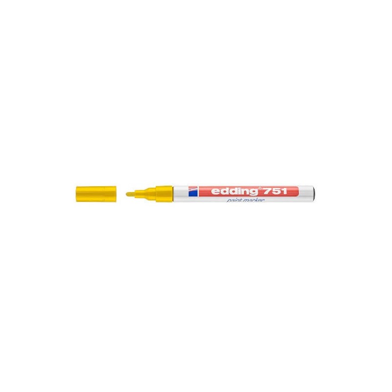 MARCADOR PERMANENTE 1-2MM 751 AMARILLO EDDING 751-05