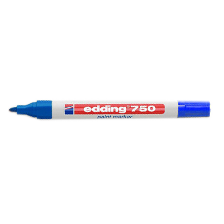 MARCADOR PERMANENTE 2-4MM 750 AZUL EDDING 750-3
