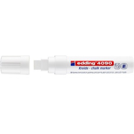 MARCADOR TIZA LIQUIDA GRUESO 4090 BLANCO EDDING 4090-049