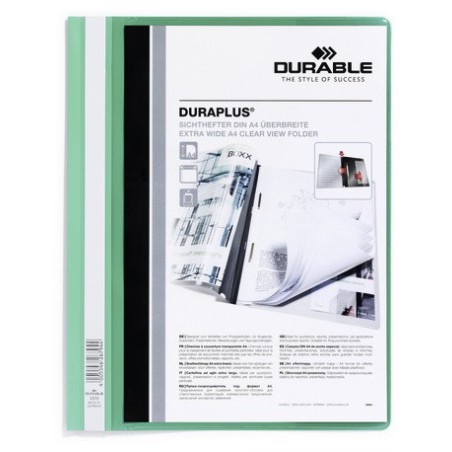 DOSSIER FASTENER DURAPLUS A4 PVC AMARILLO DURABLE 2579-04