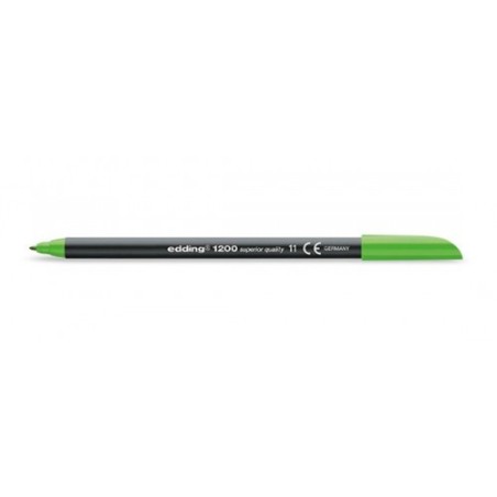 ROTULADOR PUNTA FINA 1200 VERDE CLARO EDDING 1200-11