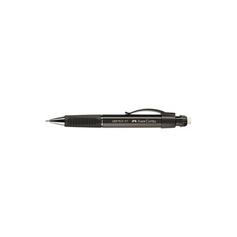 PORTAMINAS GRIP PLUS 0.7MM NEGRO FABER CASTELL 130733