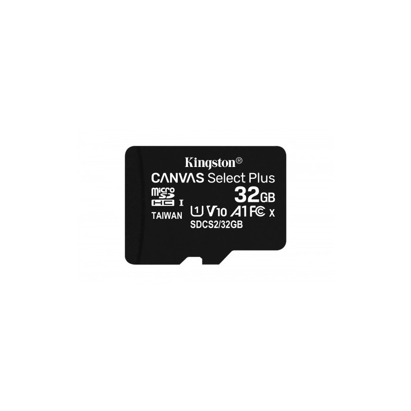 Kingston Technology Canvas Select Plus memoria flash 32 GB MicroSDHC Clase 10 UHS-I