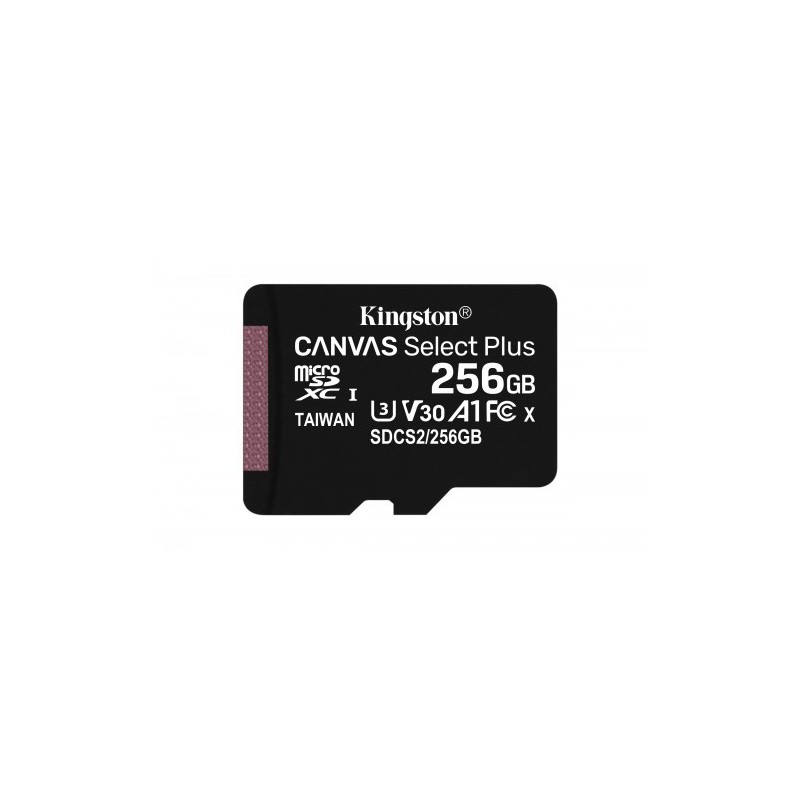 Kingston Technology Canvas Select Plus memoria flash 256 GB MicroSDXC Clase 10 UHS-I