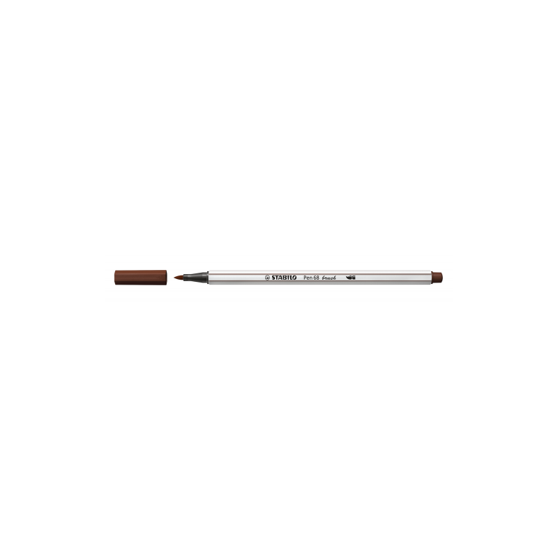 ROTULADOR PUNTA FIBRA PINCEL PEN 68 BRUSH MARRON STABILO 568/45
