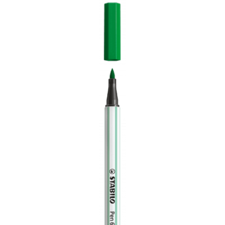 ROTULADOR PUNTA FIBRA PINCEL PEN 68 BRUSH VERDE STABILO 568/36