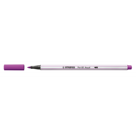 ROTULADOR PUNTA FIBRA PINCEL PEN 68 BRUSH LILA STABILO 568/58