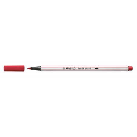 ROTULADOR PUNTA FIBRA PINCEL PEN 68 BRUSH ROJO OSCURO STABILO 568/50