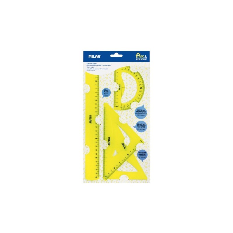 Milan Flex & Resistant Acid juego de reglas 4 pieza(s)